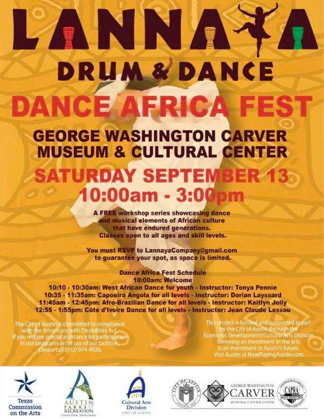 Free African Dance Workshops – Do512 Family